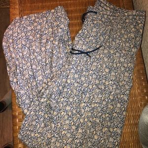 Gap tall flowered pants